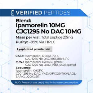 Blend: Ipamorelin CJC-1295 (No DAC) 20MG